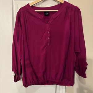 Ella Moss Deep Pink Blouse
